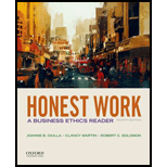 Honest Work: A Business Ethics Reader