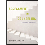 Assessment in Counseling: Practice and Applications