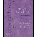 Analysis of Tonal Music: A Schenkerian Approach