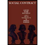 Social Contract : Essays by Locke, Hume and Rousseau