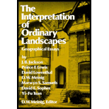 Interpretation of Ordinary Landscapes