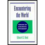 Encountering the World : Toward an Ecological Psychology
