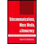 Telecommunications, Mass Media, and Democracy : The Battle for the Control of U.S. Broadcasting, 1928-1935