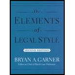 Elements of Legal Style