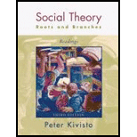 Social Theory : Roots and Branches-Readings