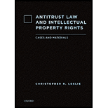 Antitrust Law and Intellectual Property