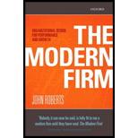 Modern Firm: Organizational Design for Performance and Growth, 2007 edition