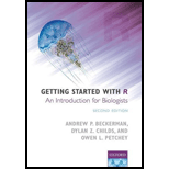Getting Started with R: An Introduction for Biologists
