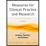 Measures for Clinical Practice and Research, Volume 1