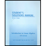 Introduction to Linear Algebra (Student Solutions Manual)