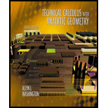 Technical Calculus with Analytic Geometry