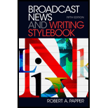 Broadcast News Writing Stylebook