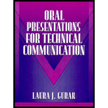 Oral Presentations for Technical Communication