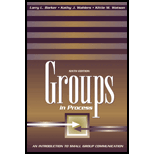 Groups in Process : An Introduction to Small Group Communication