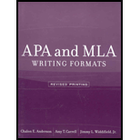 APA and MLA Writing Formats - Revised Printing