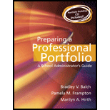 Preparing a Professional Portfolio : A School Administrator's Guide