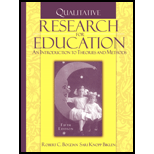 Qualitative Research for Education: Introduction to Theories and Methods