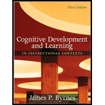Cognitive Development and Learning in Instructional Context