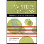 Writer's Options