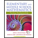 Elementary and Middle School Mathematics: Teaching Developmentally - Text Only