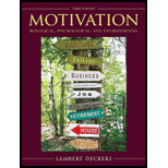 Motivation: Biological, Psychological, and Environmental