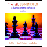 Strategic Communication in Business and the Professions