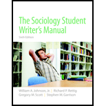 Sociology Student Writer's Manual