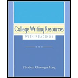College Writing Resrce. With Reading - With Access