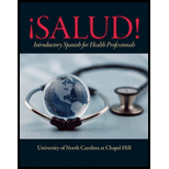 Salud!: Introductory Spanish for Health Professionals - Text Only