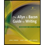 Allyn and Bacon Guide to Writing, Concise