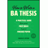 How to Write a BA Thesis