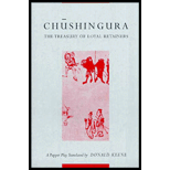 Chushingura: The Treasury of Loyal Retainers, a Puppet Play