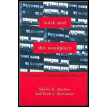 Work and the WorkPlace : A Resource for Innovative Policy and Practice