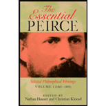 Essential Peirce : Selected Philosophical Writings, Volume I (1867-1893)