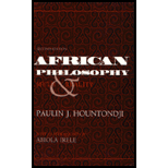 African Philosophy : Myth and Reality