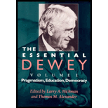 Essential Dewey, Volume I