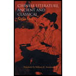 Chinese Literature, Ancient and Classical