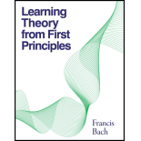 Learning Theory from First Principles