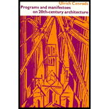 Programs and Manifestos on 20th-Century Architecture