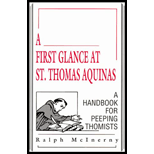 First Glance at St. Thomas Aquinas: A Handbook for Peeping Thomists