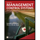 Management Control Systems: Performance Measurement, Evaluation and Incentives