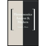 Hermeneutics, Ancient and Modern