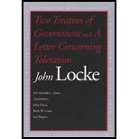 Two Treatises of Government and A Letter Concerning Toleration