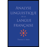 Analyse Linguistique De La Langue Francaise