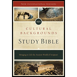 NIV Cultural Backgrounds Study Bible: Bringing to Life the Ancient World of Scripture