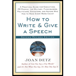 How to Write and Give a Speech, Revised