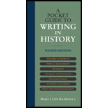 Pocket Guide to Writing in History