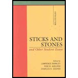 Sticks and Stones and other Student Essays