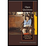 Open Questions: Reading for Critical Thinking and Writing