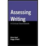 Assessing Writing: A Critical SourceBook